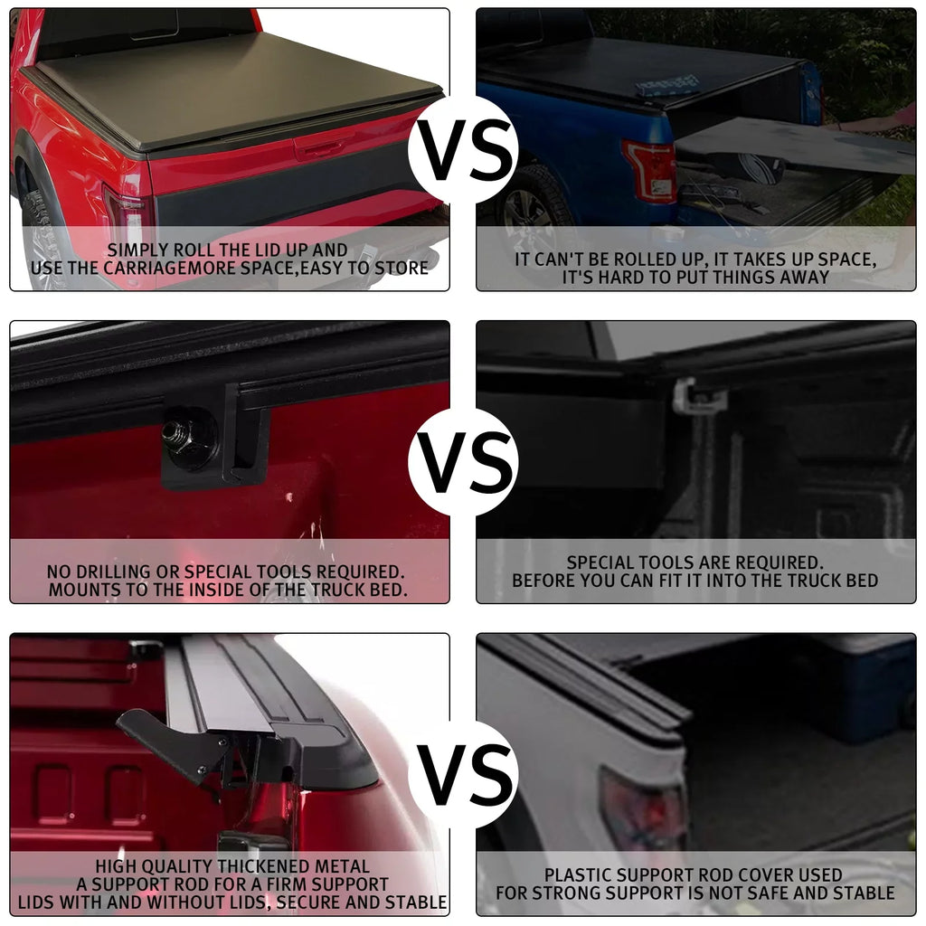 Cover 2500 6.4 XTWEEX 1500 Ram Body(Not Body) Dodge New Ram Classic Up 2003-2023 3500 Ram Truck Bed FT for Bed 2019+ 2002-2023 Soft | Tonneau Fits Roll W/O 1500 Rambox |