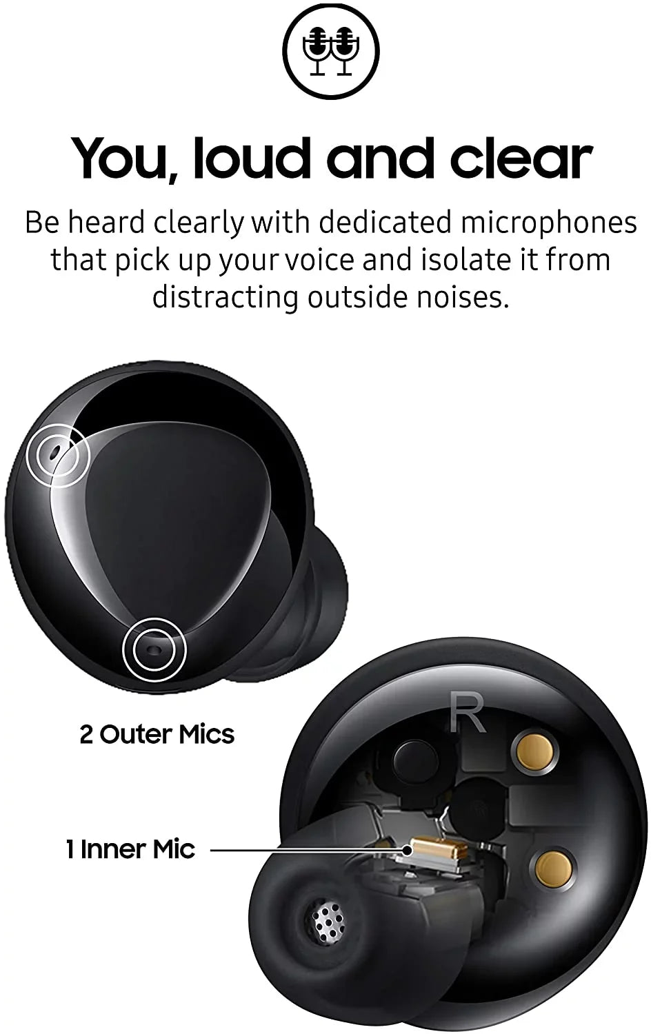 Buds Earbuds Plus - I9190 Noise Samsung S4 Cancelling Galaxy BLACK Urbanx Earbud (US mini Wireless Headphones - True For Wireless Version Street with Warranty) w/Active