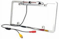US Night Rear View New 12V Vision Plate Car License Camera 8 IR Backup Frame CMOS