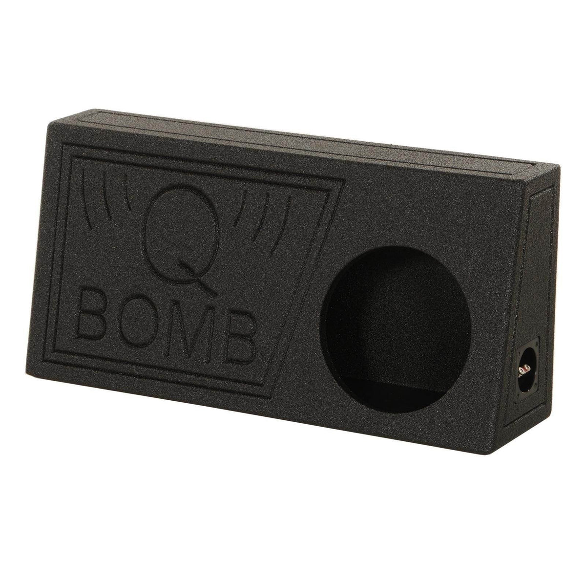 Black Pack) (2 Subwoofer Spray Vented Box QPower with 10" QBomb Bedliner Single
