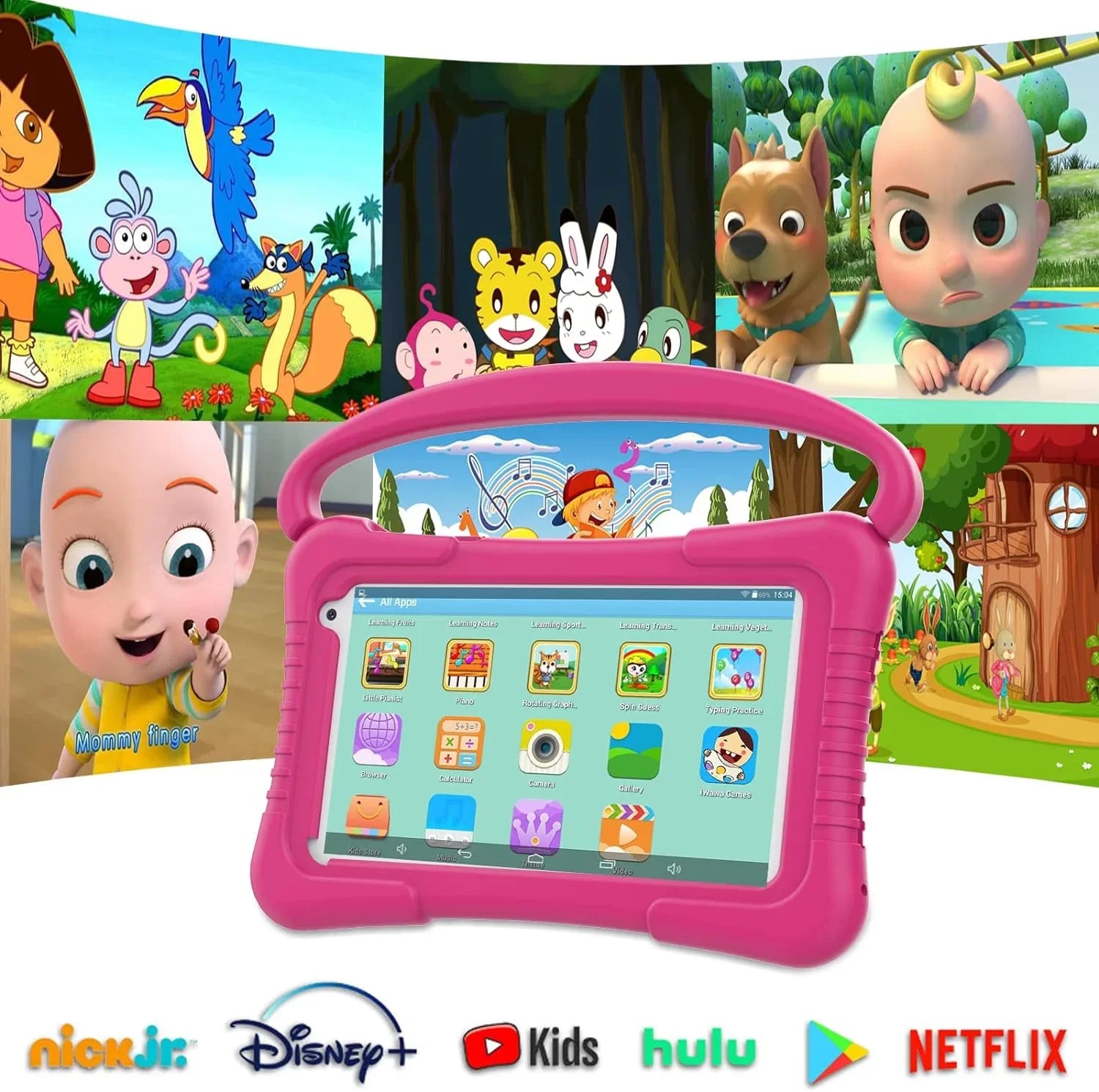 Camera Kids inch Educational Control, Kids Android Kids for Tablets WiFi Netflix Kids Pre-Installed Software Tablet 11 Kid-Proof YouTube Tablet 32G Dual with Parental Toddler 7 Games Tablet