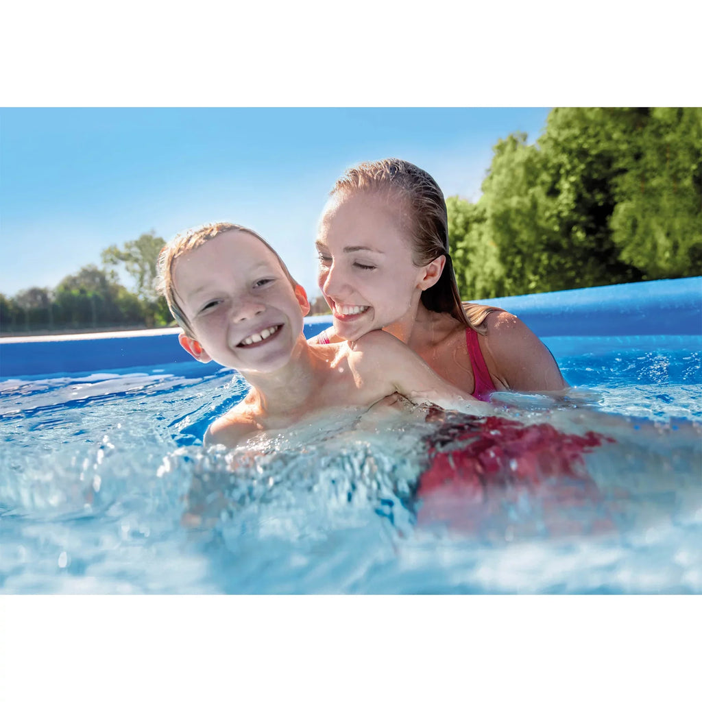 Intex 30in 12ft Ground Automatic & Pool x with Above Filter Set Pump Vacuum Easy