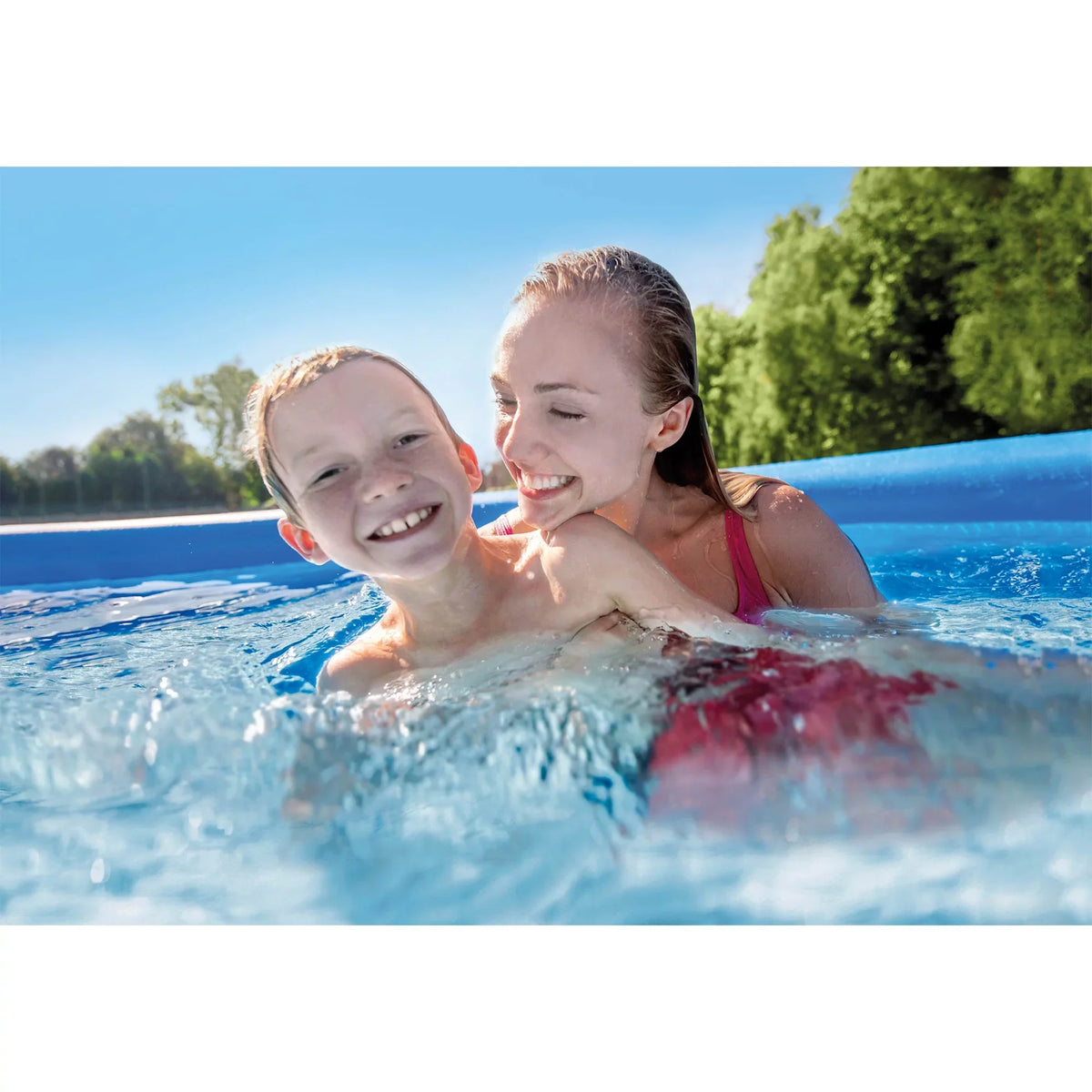 Intex 30in 12ft Ground Automatic & Pool x with Above Filter Set Pump Vacuum Easy
