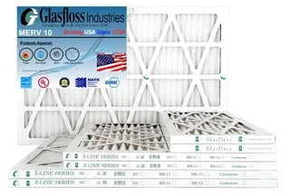 (Actual Glasfloss 10 - 24x36x1 inch) - - Made MERV -Qty:4 USA in Furnace Air 35.5x7/8 Filter 23.5 Size: x