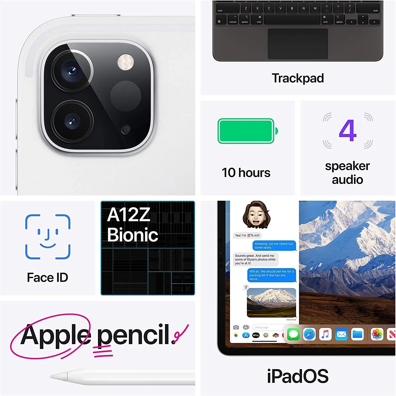 WiFi, Apple Pro Gray (2nd Gen, (Refurbished) iPad 256GB) Space 2020) Restored (11in,