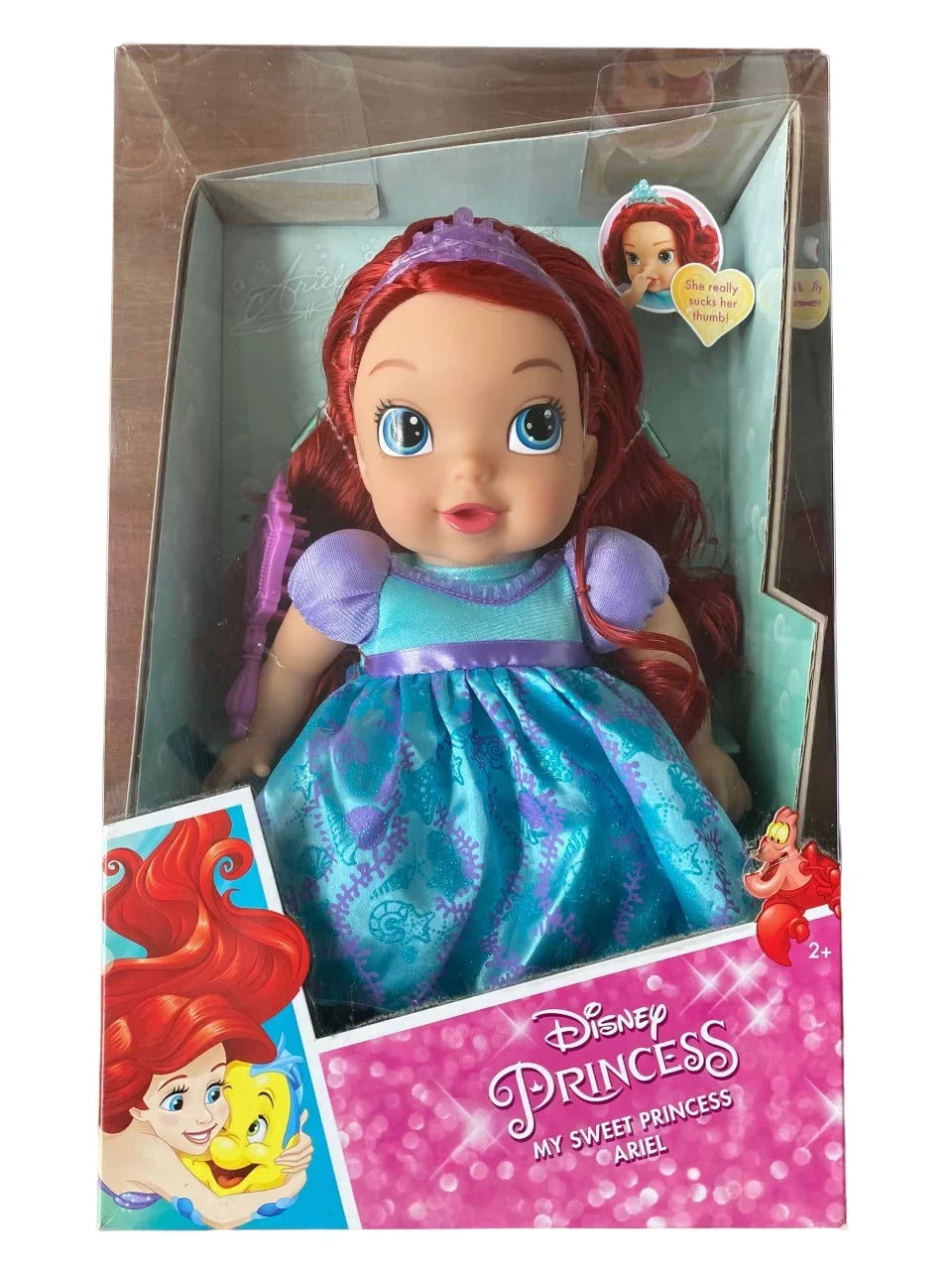12" Sucks Princess Doll, Princess Sweet Really Disney Thumb Her Ariel My