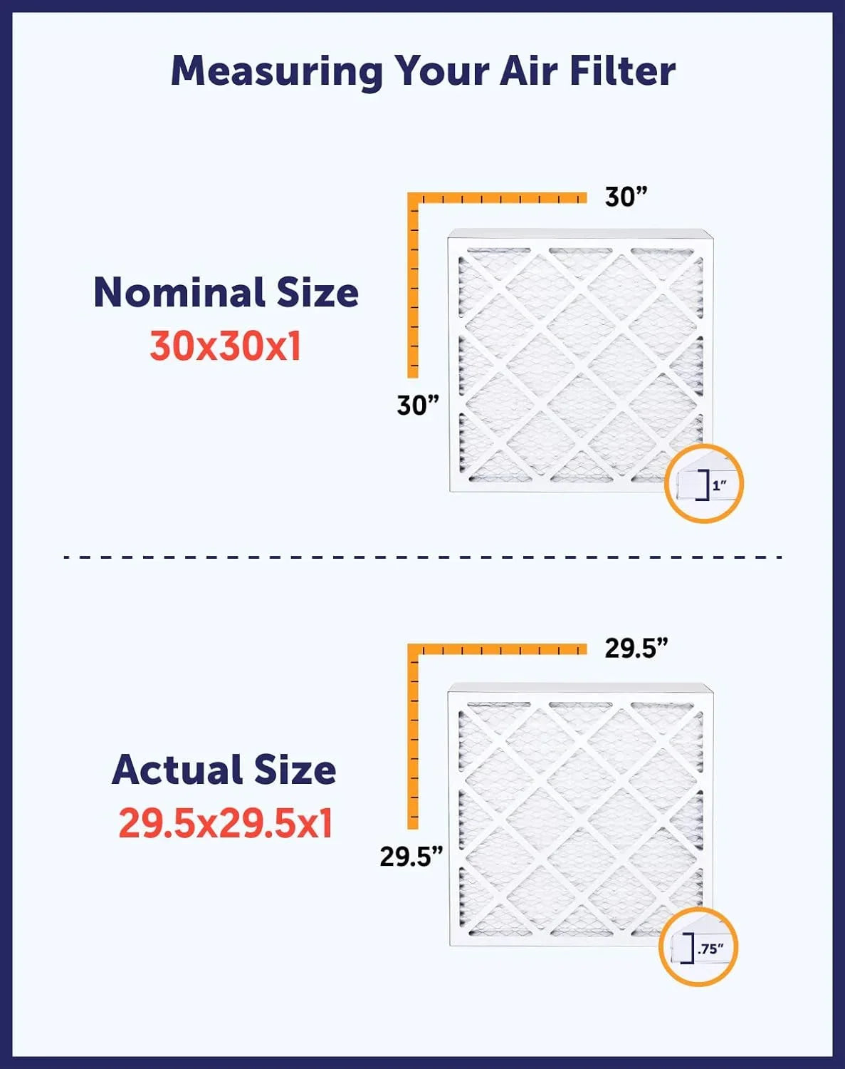8 Filter HVAC Actual MADE | Furnace A/C Size: 24x58.5x1a .75" Filter Air King | Pleated MERV 24 x IN | 4-PACK USA 58.5 x Filters |