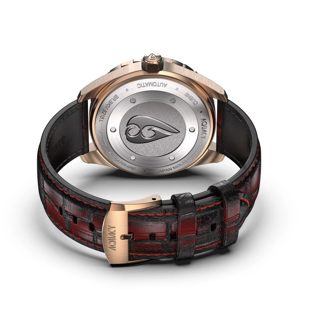 Dive Water Swimming Wrist 120 BR.BKM.8215.L 316L Men Automatic Back CuSn8 Uni-Directional - Marble Stainless Aquacy Case - Screw - click Watches Bronze Resistance Down Watch Diver 200M For Bezel