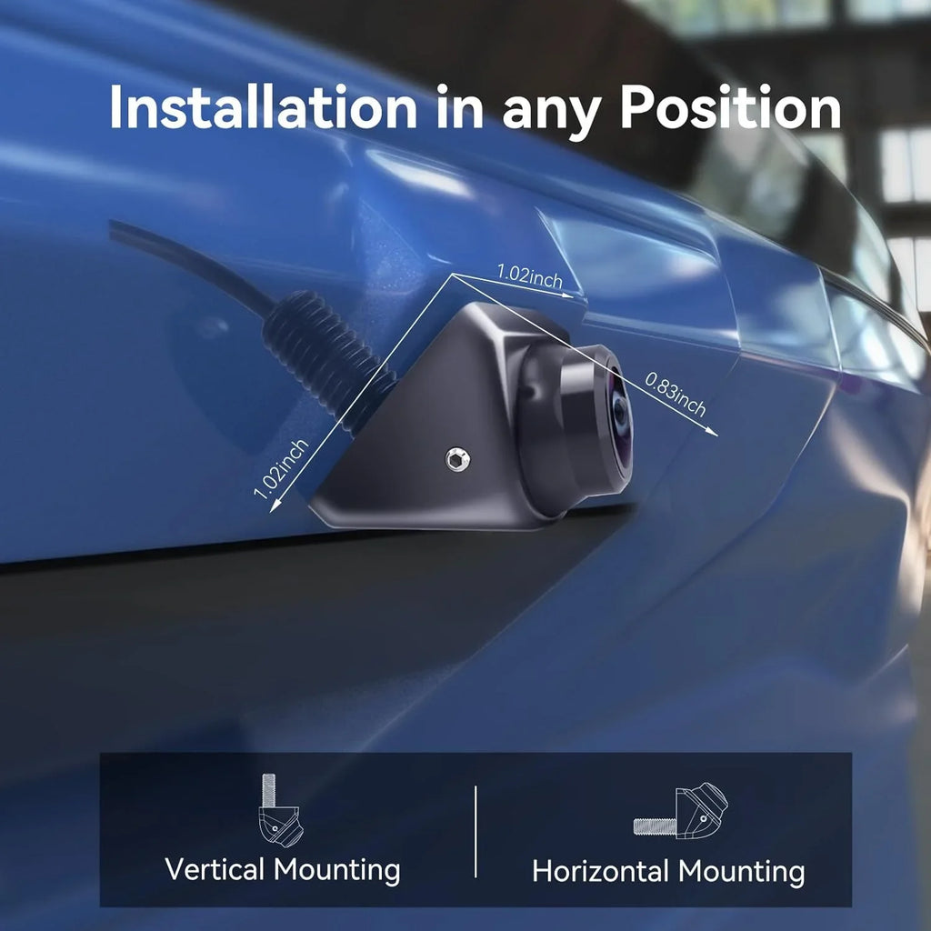 Camera SUV Rear/Front/Side and eRapta Camera Vision Night Truck View Backup for Waterproof Car Pickup 360°Rotatable Sedans Minivan