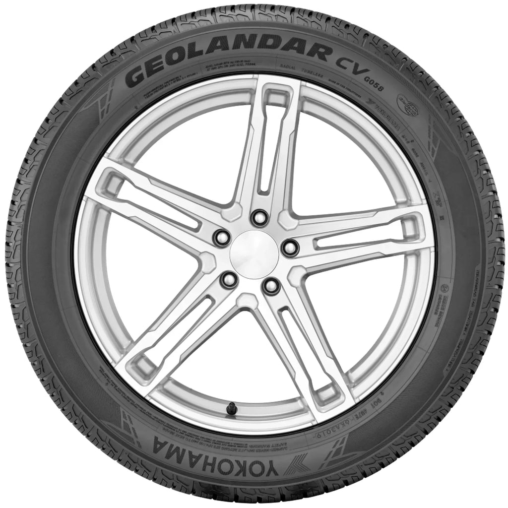 All Yokohama 235/60R18XL CV BW G058 Tire 107V Season Geolandar