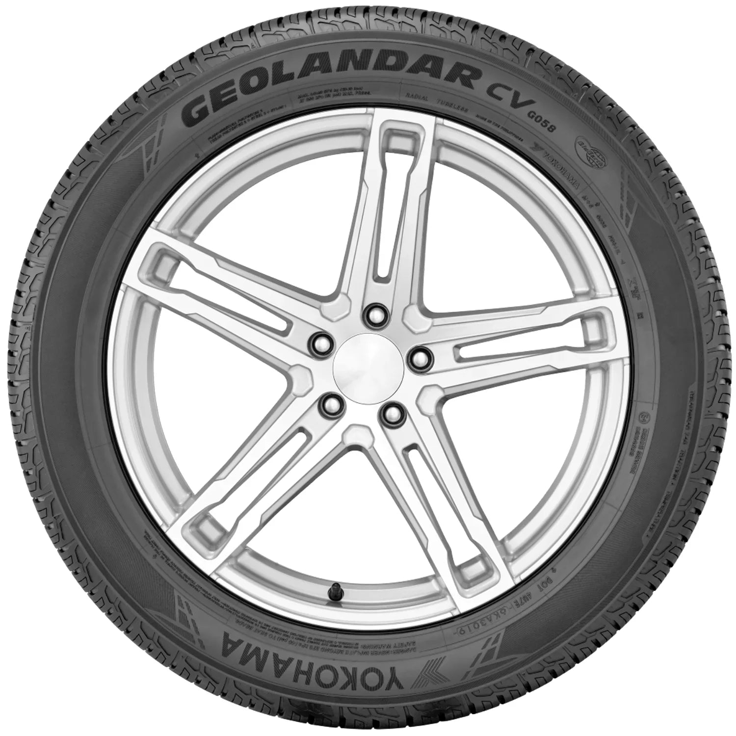 All Yokohama 235/60R18XL CV BW G058 Tire 107V Season Geolandar