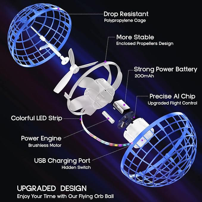 spinning control outdoor flying above cosmic ball mini 9 boys 8 toy hover Flying toys cool 10 boomerang and years ball old birthday 6 adult children drone flying spinning stuff hand 7 for girls gift