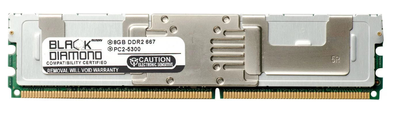 RAM Memory Black PowerEdge PC2-5300 for R900 8GB DDR2 Upgrade FBDIMM 240pin Diamond Dell Memory Module 667MHz