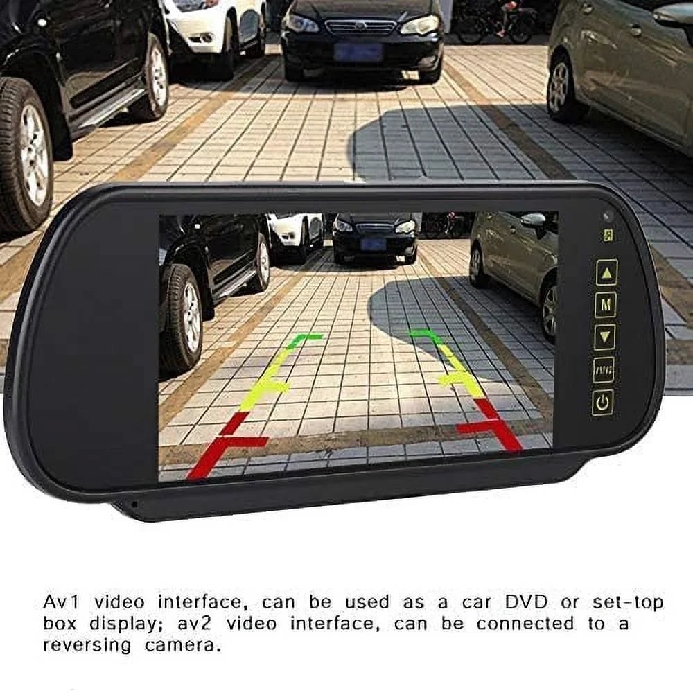 Inch LCD Mirror Car Monitor 7 Bileeko Screen Parking Vehicle for View Rear