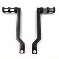and Shift later 009C- Shifter Aluminum Levers Fat Pegs 1980 Black Levers/Gear Harley For Shift w/ HTT- Heel Davidson FLSTF Style Toe Motorcycle Boy Pedal