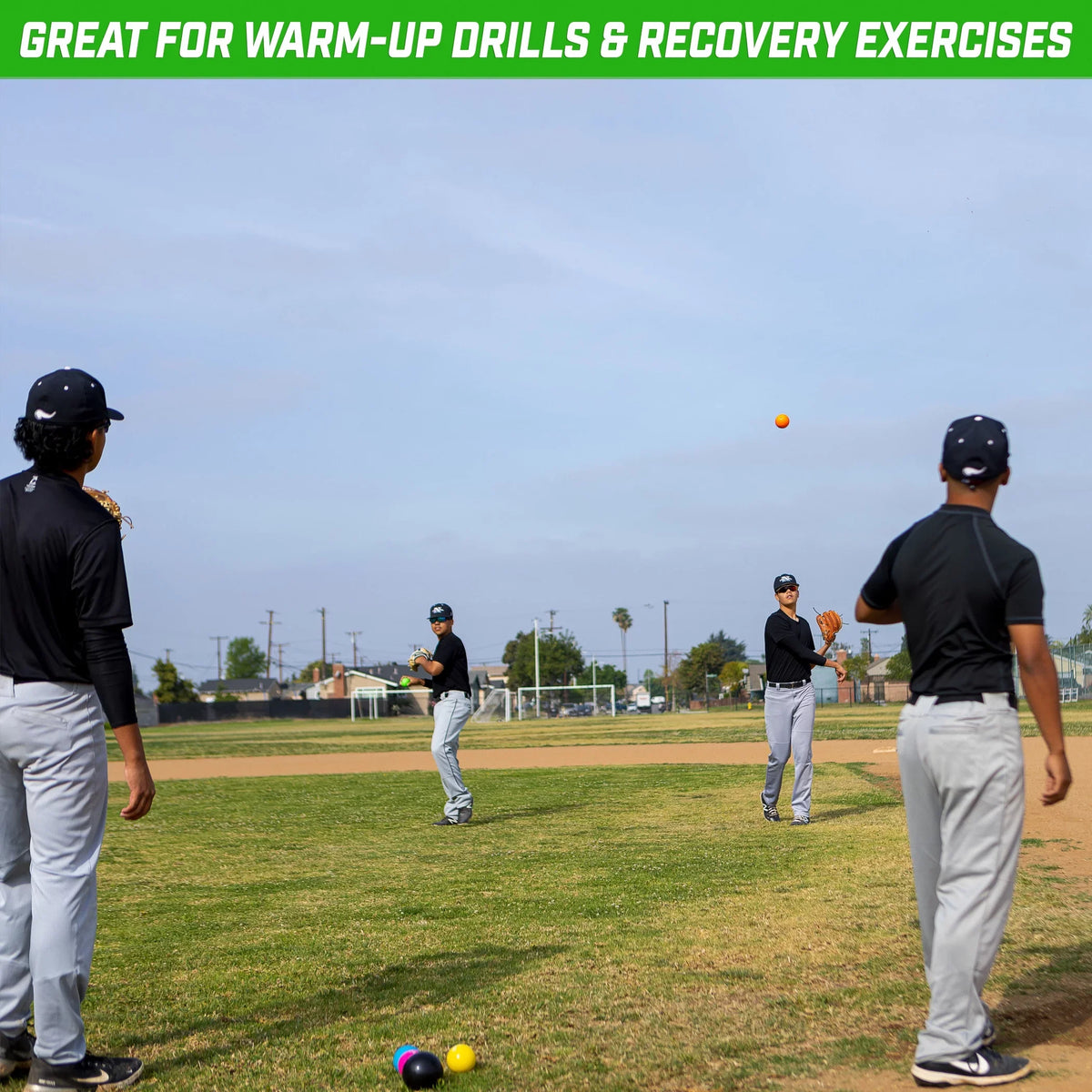 Set 6 Softball GoSports Pro & - Baseball for Plyometric Balls Training Weighted Pack