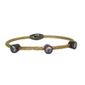 Bangle TwoTone Bracelet 9323GHC MX Jewelry Designer