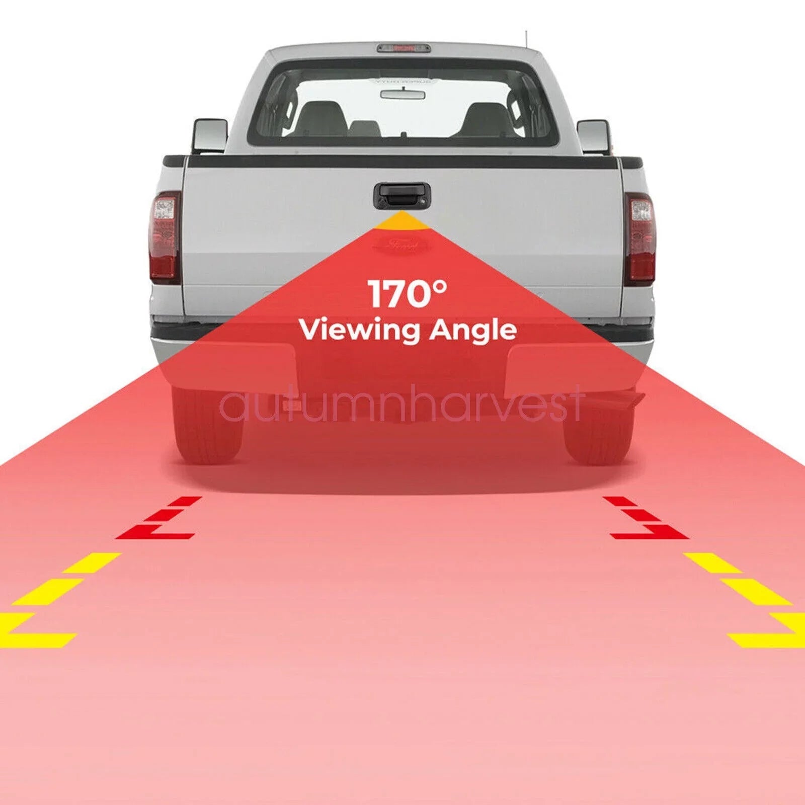 Camera View for Tailgate Backup Rear Camera F150/F250/F350/F450 with Ford Handle