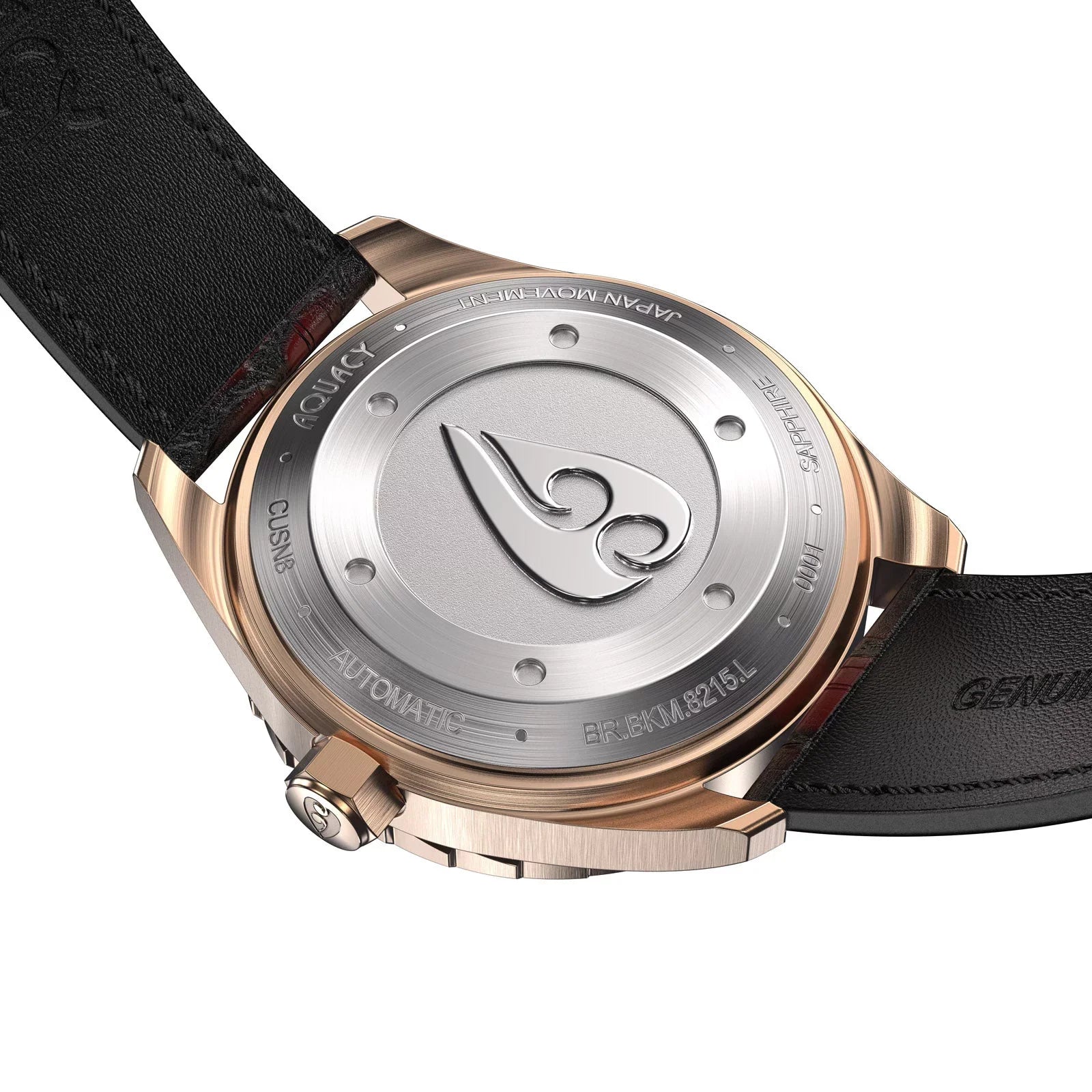 Dive Water Swimming Wrist 120 BR.BKM.8215.L 316L Men Automatic Back CuSn8 Uni-Directional - Marble Stainless Aquacy Case - Screw - click Watches Bronze Resistance Down Watch Diver 200M For Bezel
