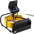 LCD Waterproof LEDs, 6 Inspection DVR 98.4 VEVOR Monitor, Cable, Function, 4.3 Battery, 8500mAh - Camera Camera IP68, Inch FT 30M Pipeline Sewer