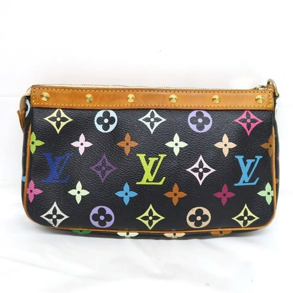 Louis Used Multicolor Accessoire M92648 2WAY Authenticated Vuitton Ladies Pochette Handbag Monogram Pouch