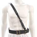 Sam 45" with fit Strap WW1 Belt will Black Browne Leather Shoulder 42"-