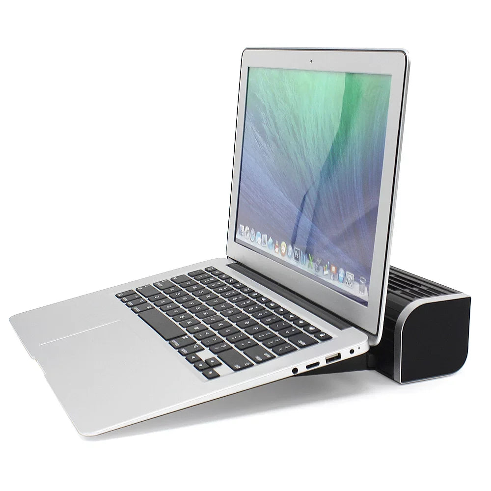 Fan Olmaster Black CF-1691 Phone Cooling Horizontal Fan Cooler USB Notebook Bracket Laptop Stand Pad Fan Computer