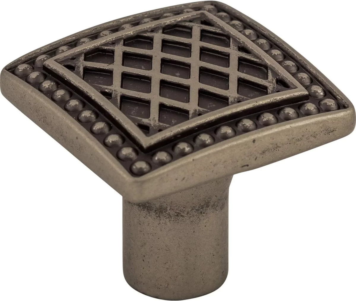 Square Knob Rouge Trevi Finish: