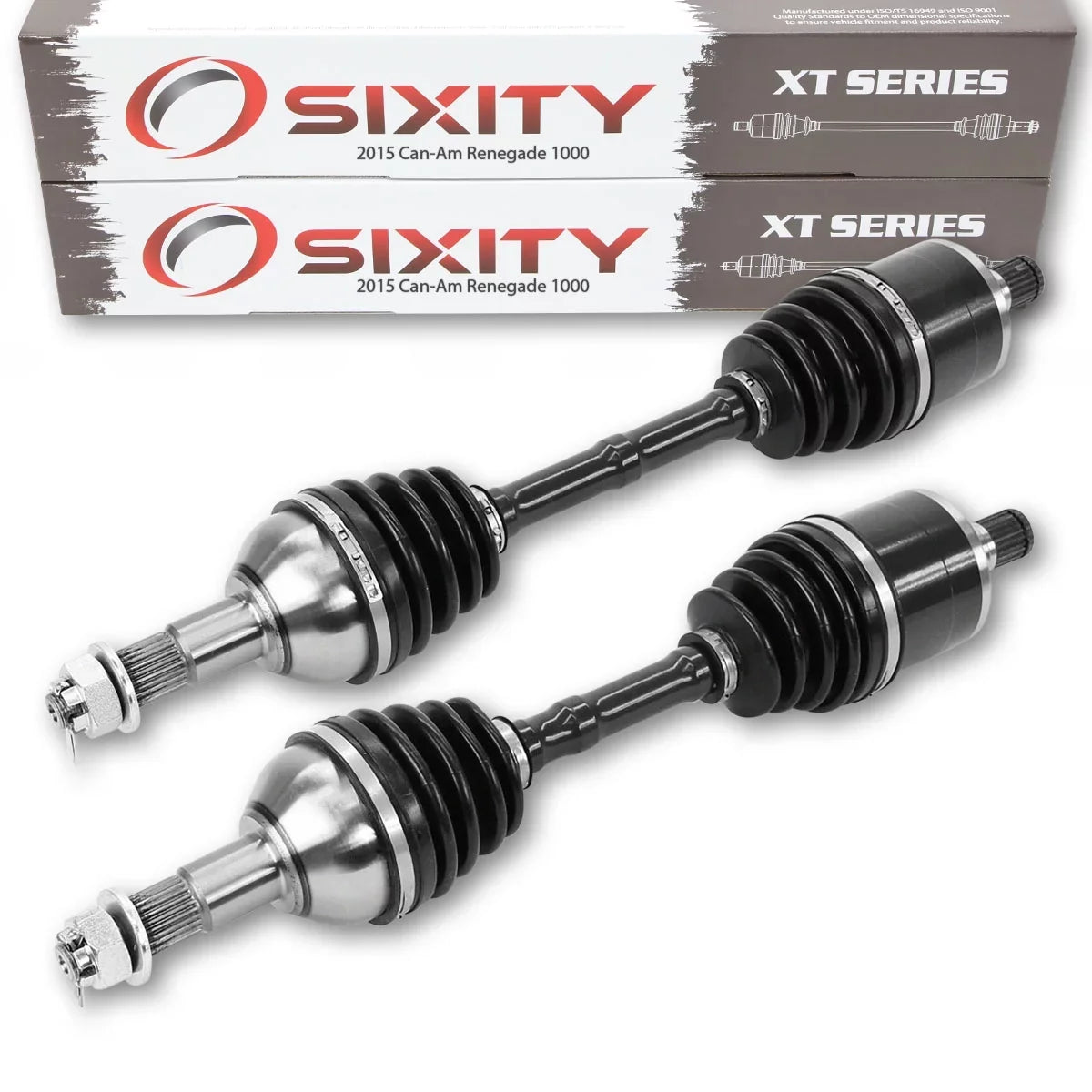 2 - Axle with Can-Am compatible Right 4X4 Rear Renegade Left XXC XT 2015 1000 Sixity EFI-STD pc