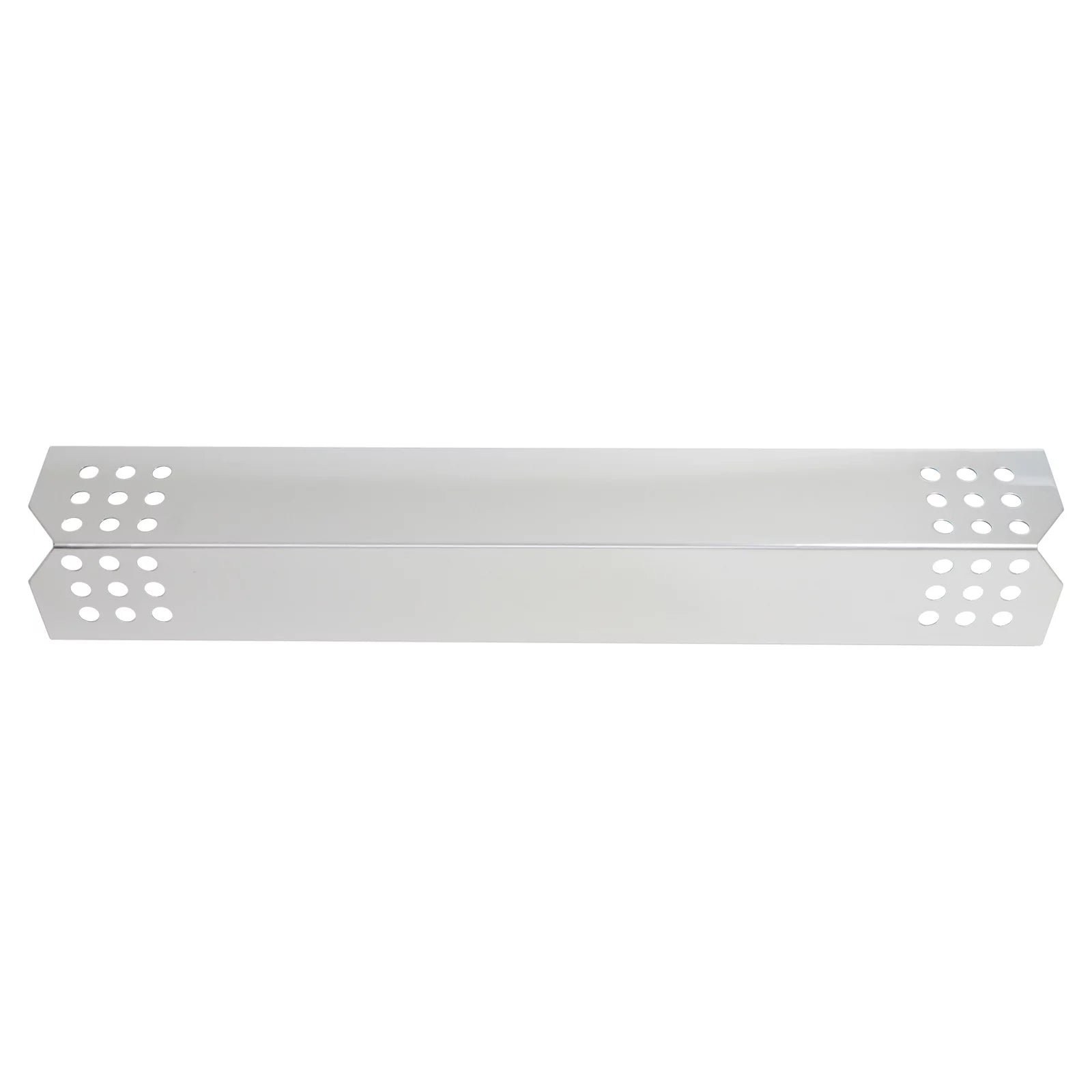 Flavorizer Guard, 1/8" Replacement Grill 4-Pack Tamer, BBQ - Cover 16 Number Parts Vaporizer Heat Compatible Part Bar, Burner for Shield Flame Steel Barbeque Tent Stainless Bar, Plate Deflector, 97451