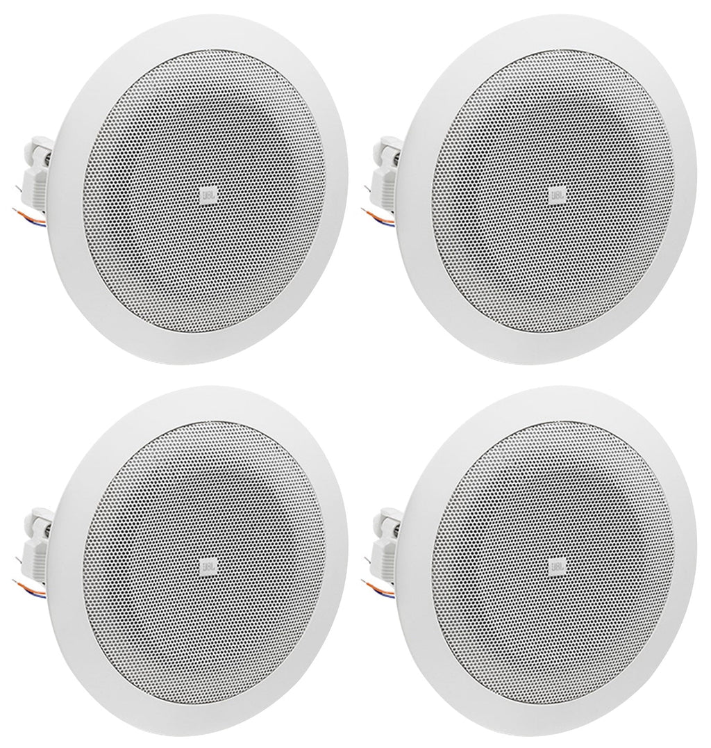 Restaurant/Bar/Cafe Background 6.5" Speakers+Amp Front JBL House+(4) of Black 4"
