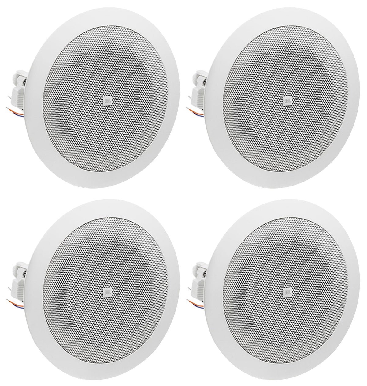 Restaurant/Bar/Cafe Background 6.5" Speakers+Amp Front JBL House+(4) of Black 4"