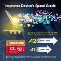 Pro, Switch Run Video 128GB (5x128GB) Recording, Gigastone 4K 5 Nintendo Pack Micro A2 Compatible, SD Card, SDXC R/W to 100/50MB/s, 4K Game App, Micro up
