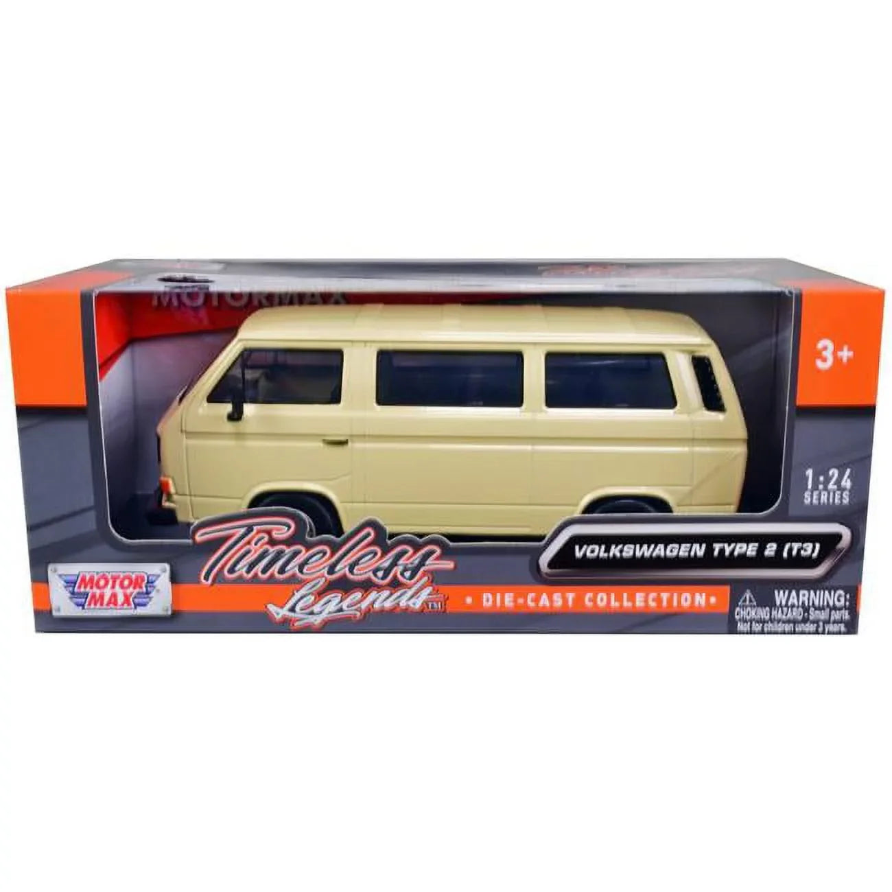 Diecast Model 2 for Series Type Van Legends 1 by Timeless Volkswagen Scale 24 Car Beige