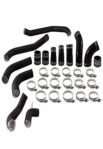 Mishimoto With F-150 Wrinkle 2017+ Ford Kit Raptor Intercooler Black Compatible MMICP-F35T-17KWBK Pipe