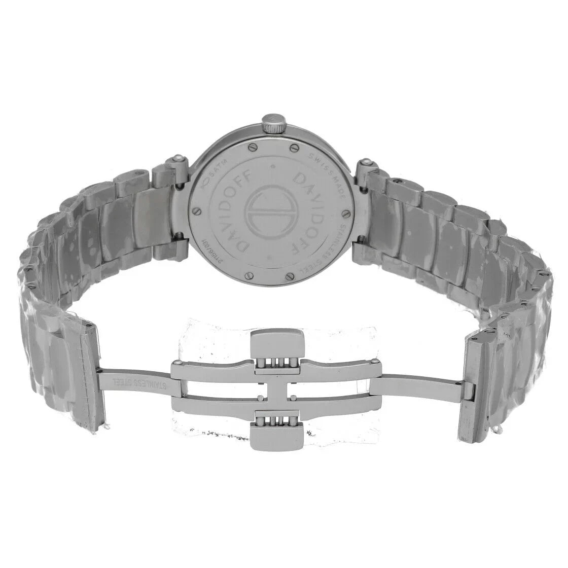 Women's 21156 Pearl Quartz 30mm Lady Davidoff of Watch Steel Stainless Mother
