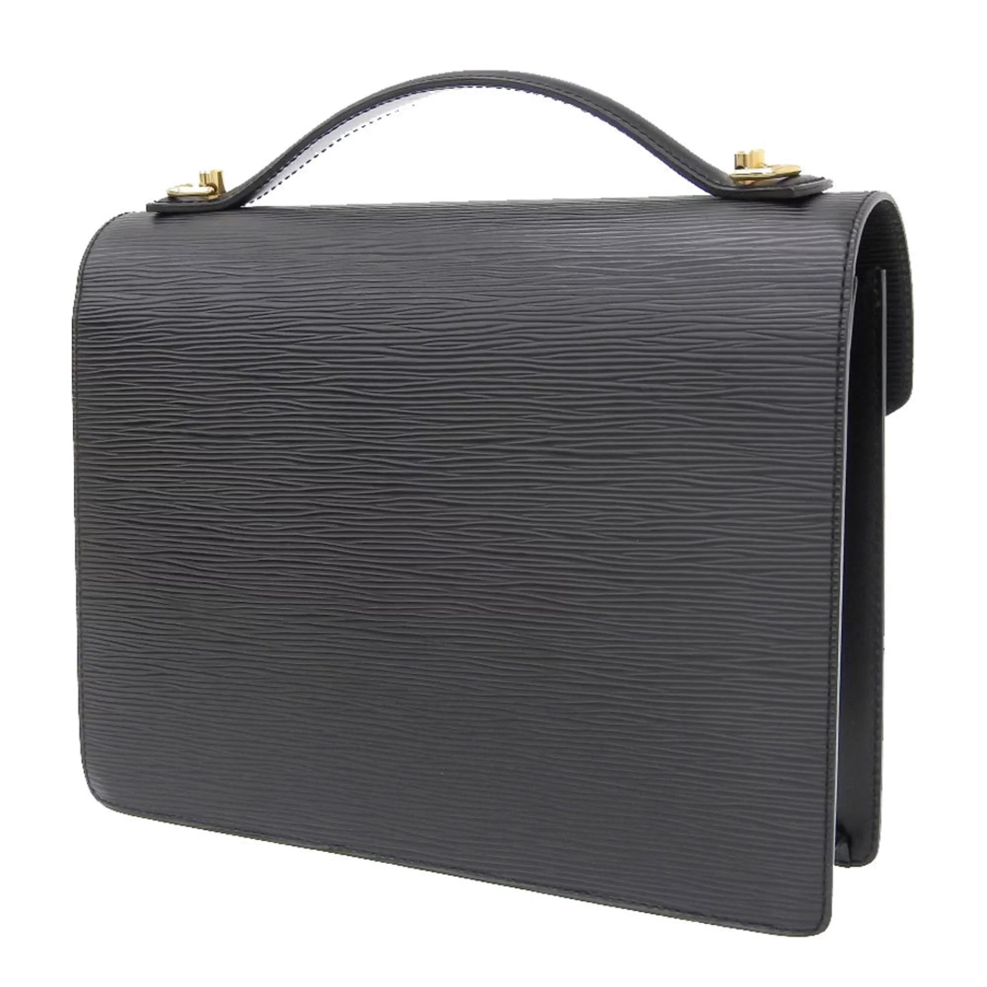Bag Epi Noir 2WAY VUITTON Monceau Louis Vuitton LOUIS Authenticated Used M52122