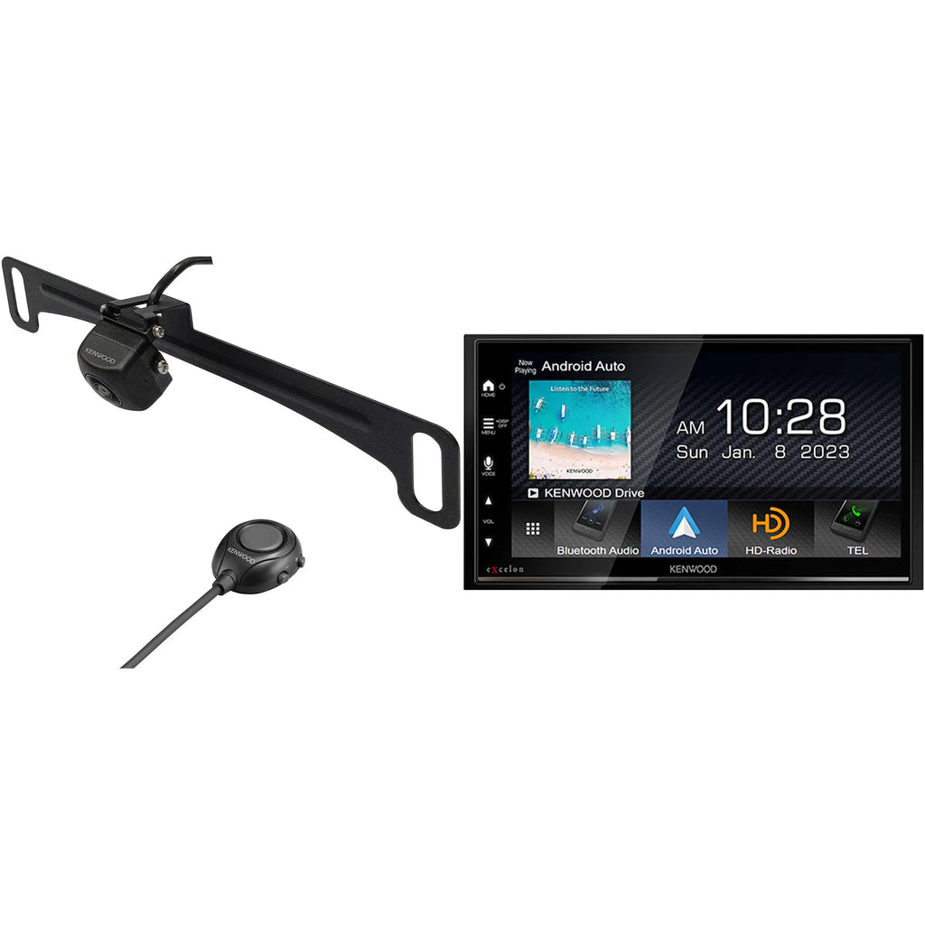 Camera with Kenwood with Plate Receiver DMX809S Rear CMOS-320LP Multi-Angle Multimedia Digital License View Mounting