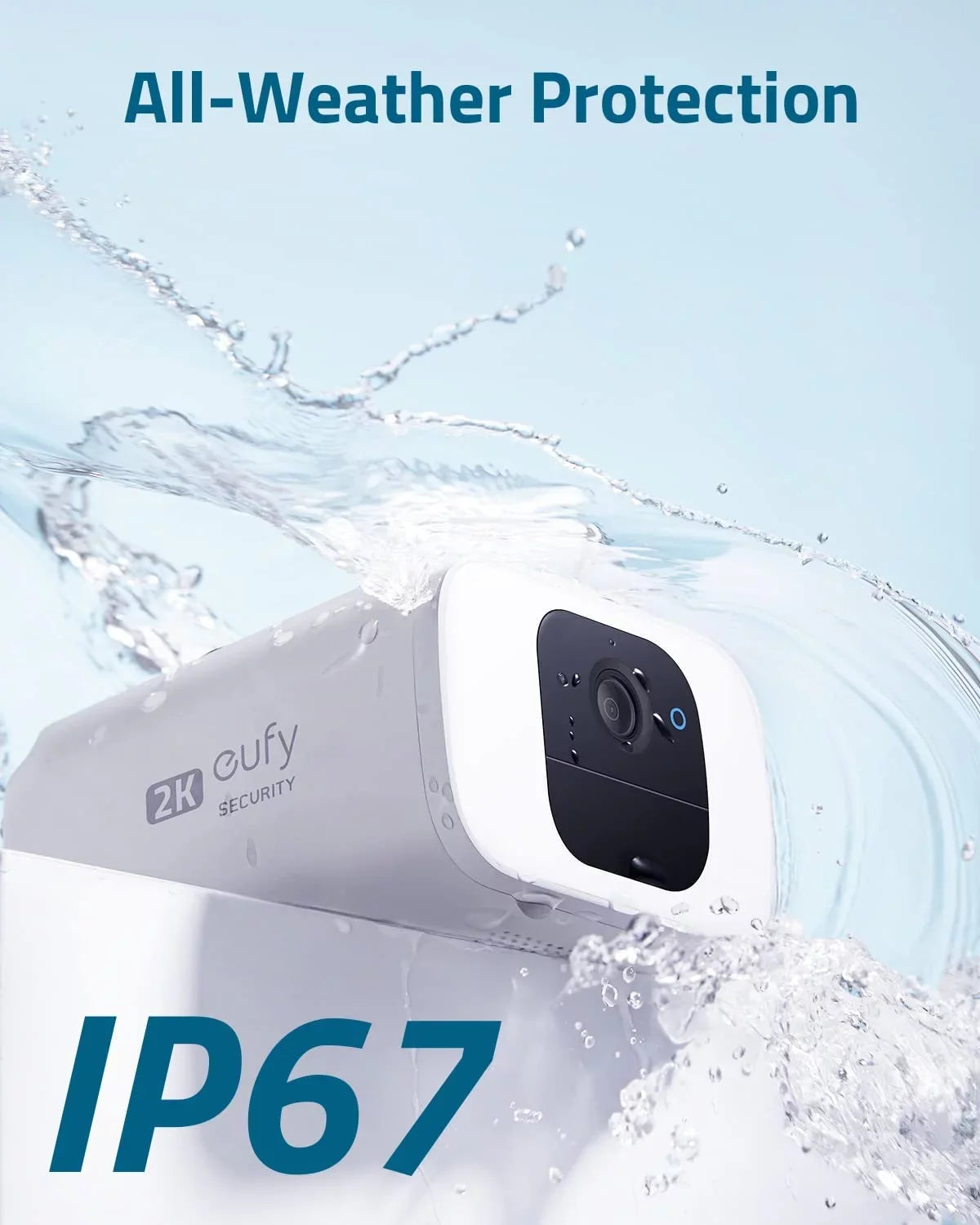 Camera, eufy Wireless Resolution Solar Camera, Security Outdoor Security 2K Anker
