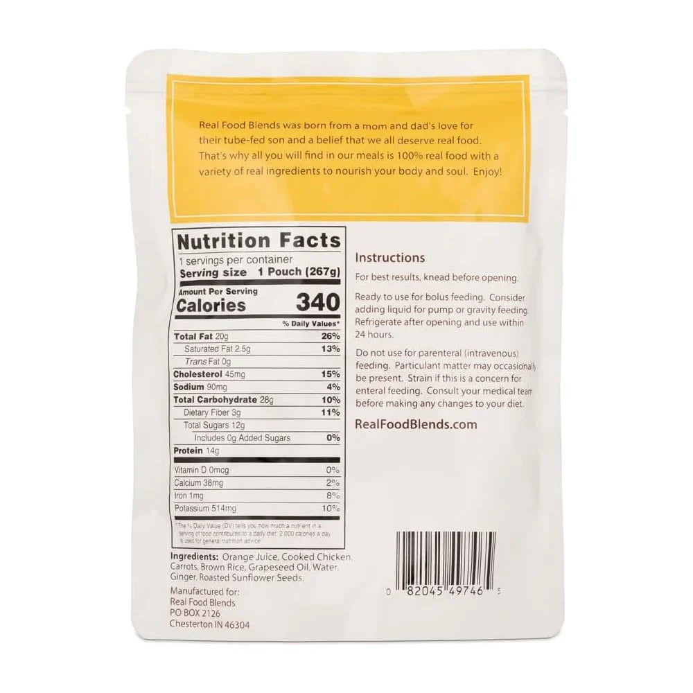 Tube Real - Oz Carrots - 9.4 Fed 12) of Orange Chicken, People for Pouch Meals Brown & (Pack Rice Blends - Food