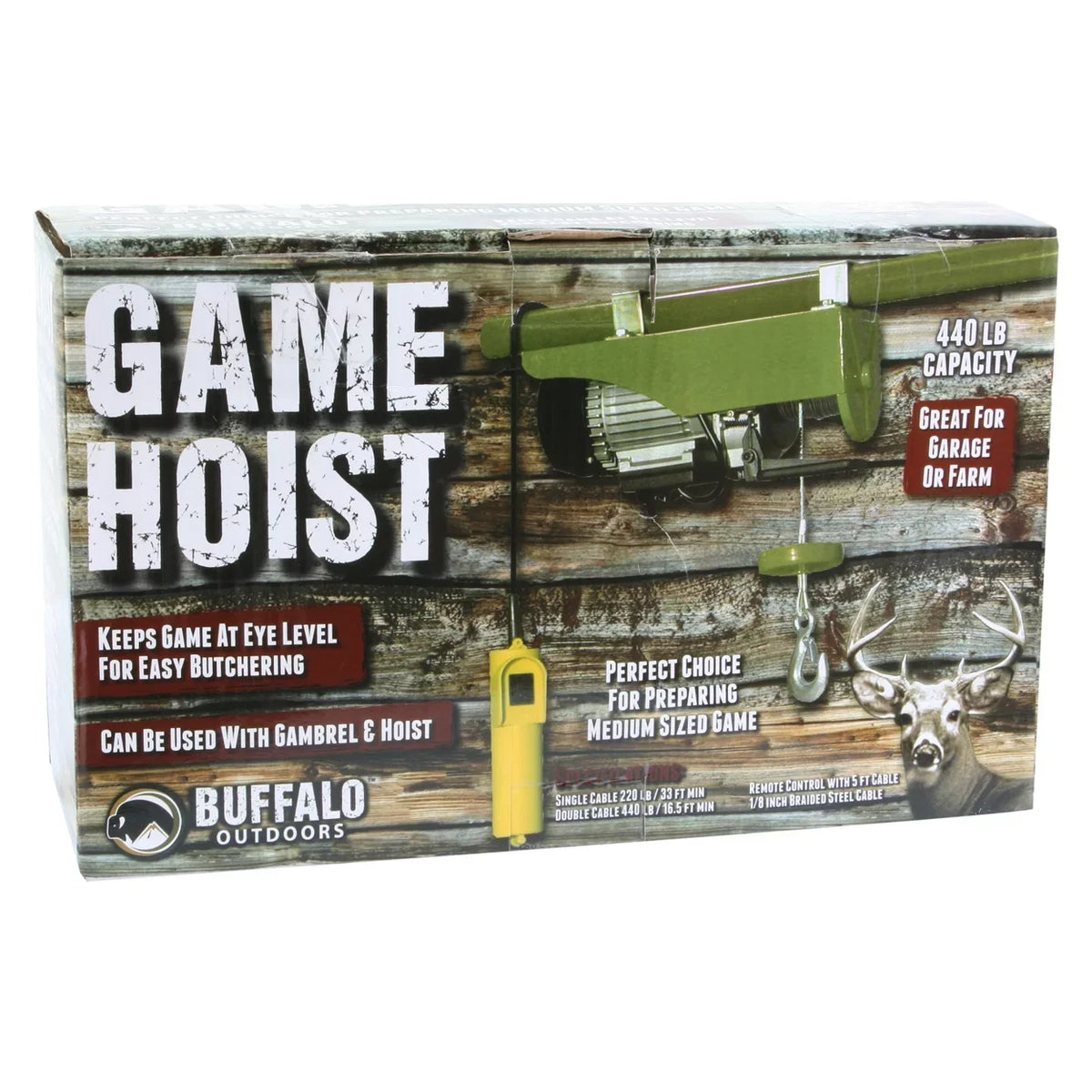 Hoist lb Electric EHOISTUL Tools Buffalo 440 Metal