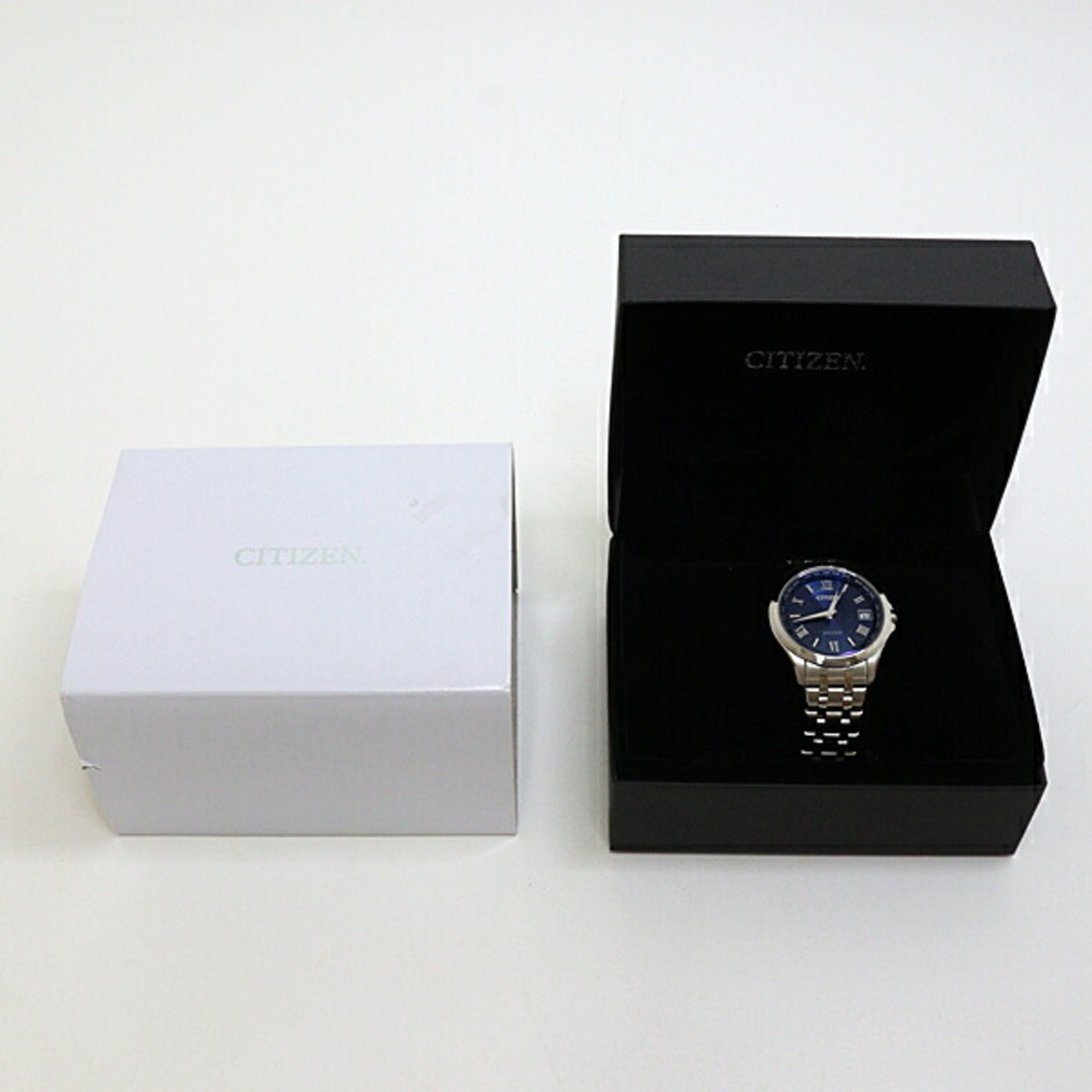Dial New) Light-Powered Men's CB1080-52L Exceed Pre-Owned Watch Blue Eco-Drive CITIZEN (Like