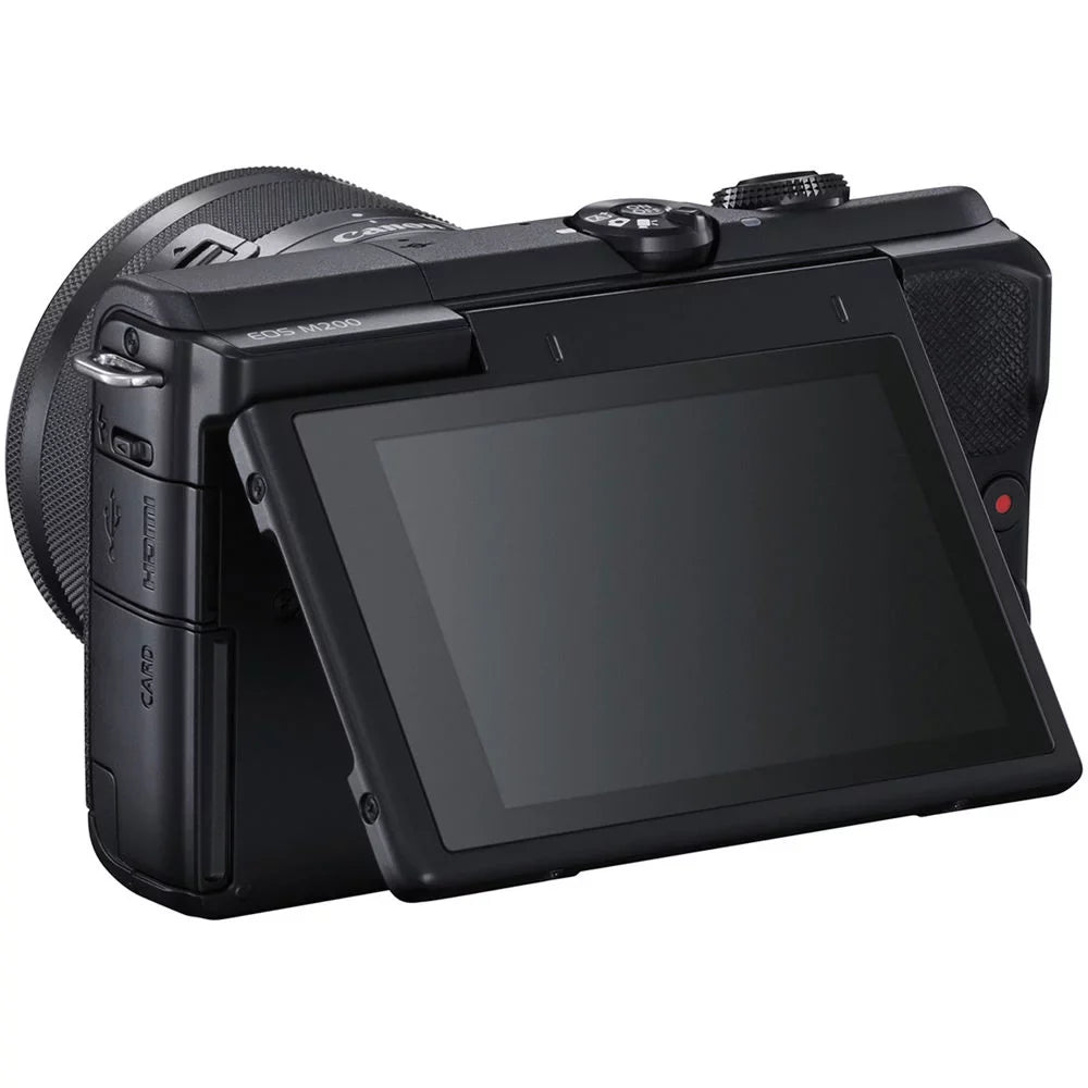 '+ + x (3699C009) Lenses (Black) Mirrorless Reader Charger LPE12 More Canon EOS Card + 55-200mm 15-45mm 64GB Filter Kit + M200 2 Kit Color + 2 with + Filter Camera and Card Battery x +