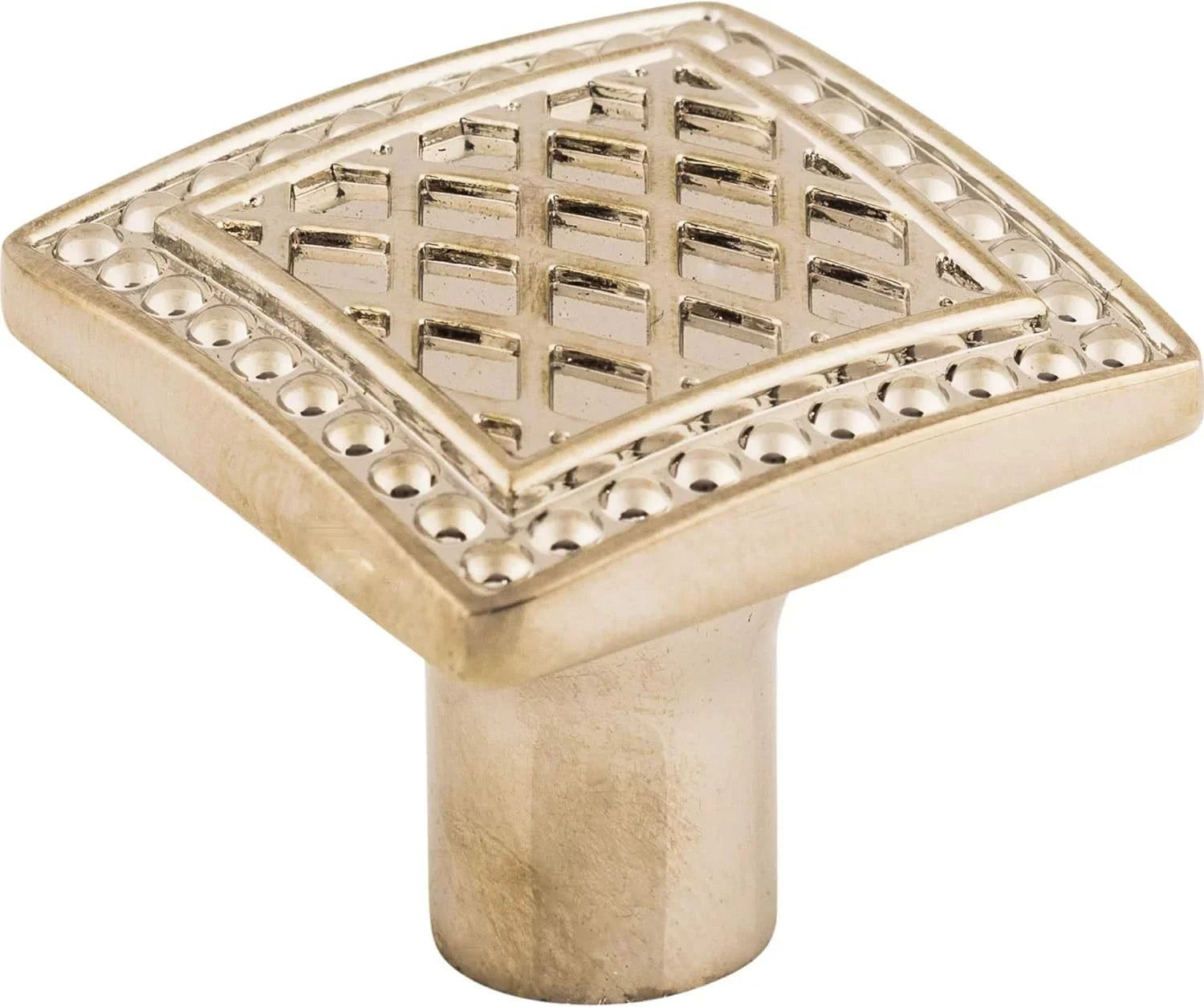 Square Knob Rouge Trevi Finish: