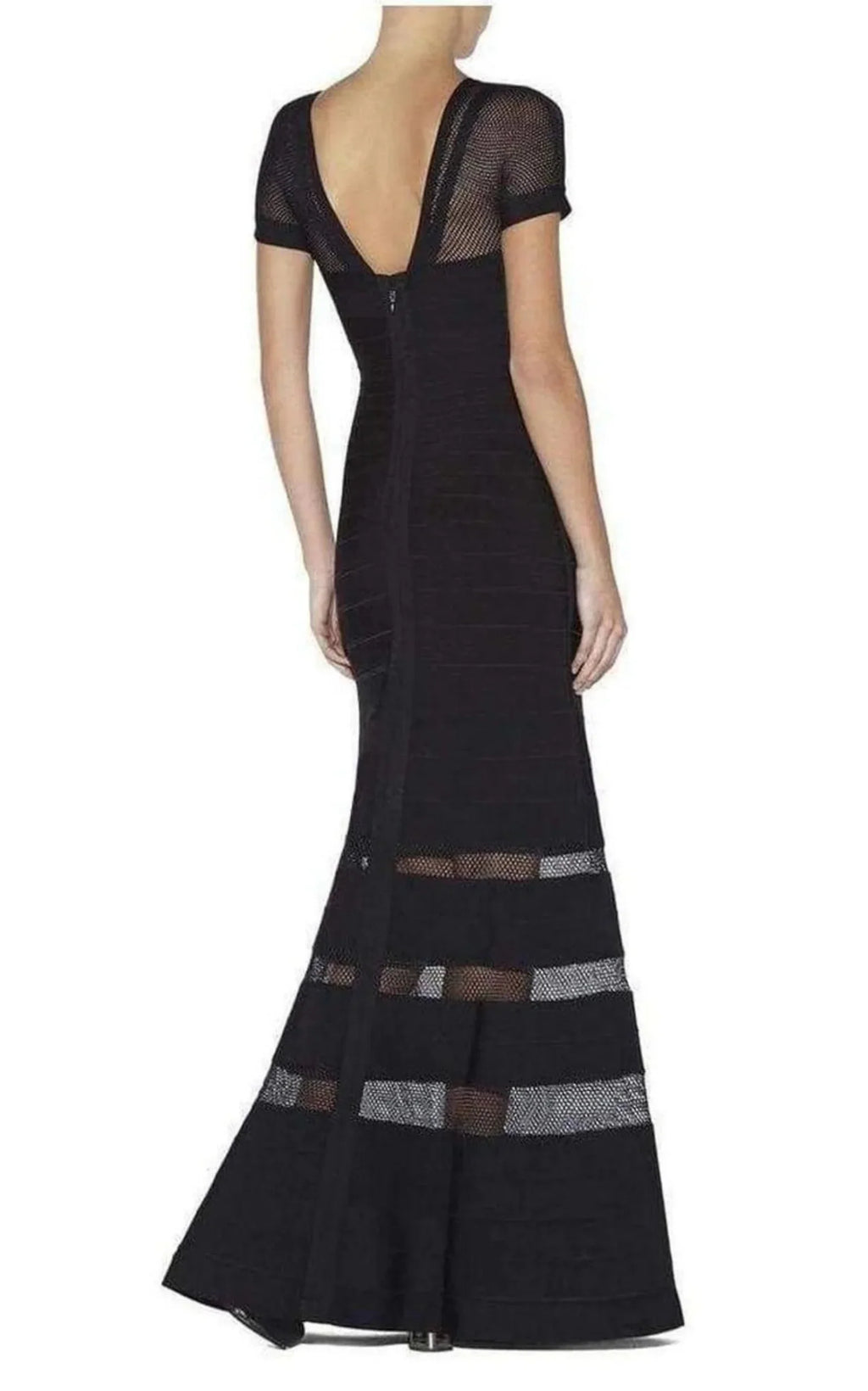 Crochet Detail Stitch Gown Gweneth Multi