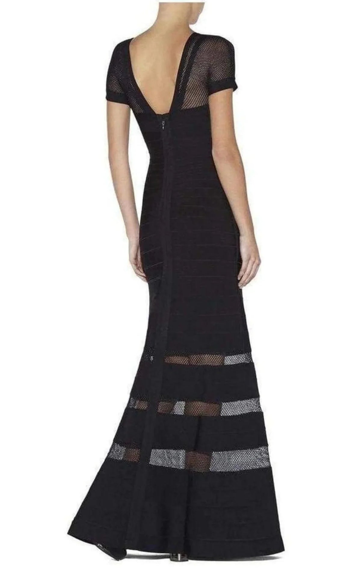 Crochet Detail Stitch Gown Gweneth Multi