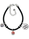 Charm Masks Delight Enamel Real Rubber Wear Jewelry Bracelet Dome Firefighter Red Silvertone Black Heroes Helmet