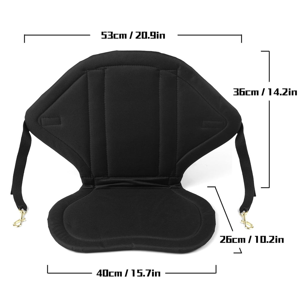 Cushioned Support Lixada High Repellent Kayak for Watersports Kids Canoe Children Back Seat with Seat Seat Water Boats Back Pad
