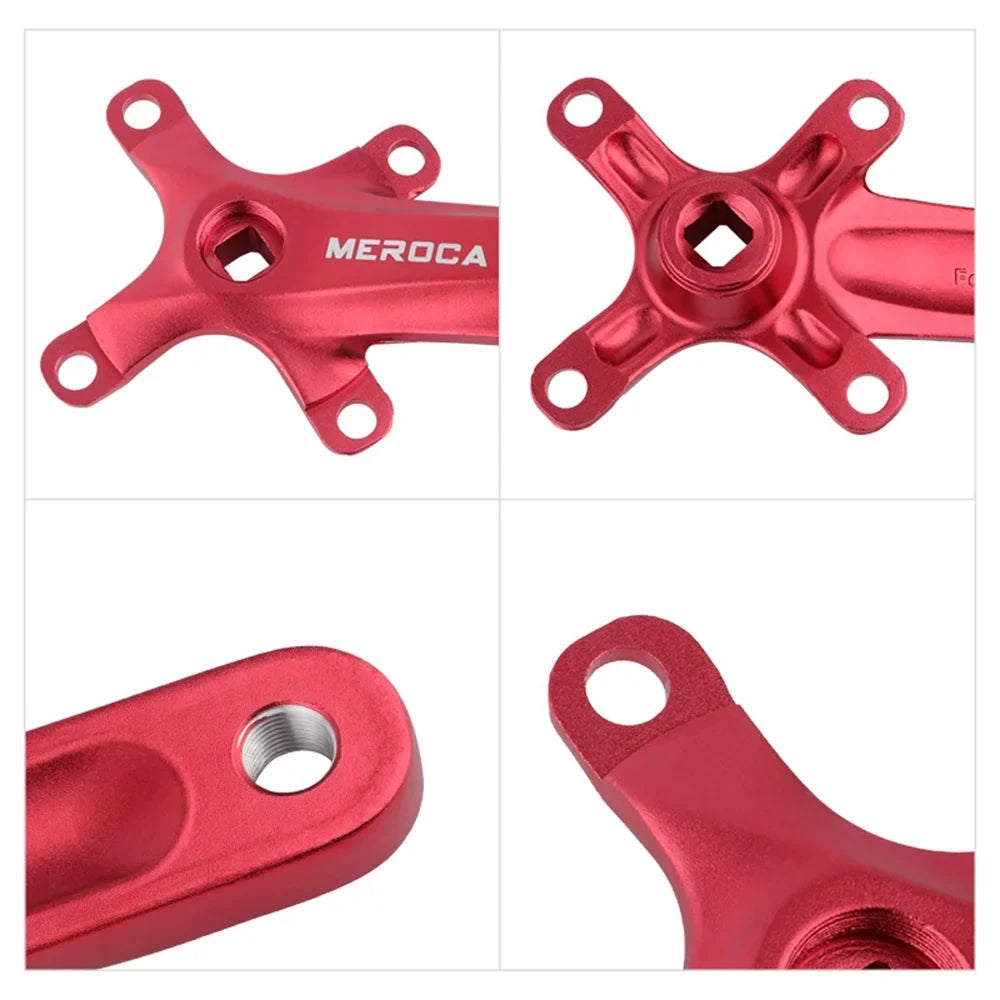 Arms Right Crankset for 170MM Ring Bike Aluminum Single Alloy MEROCA Mountain Crank Set BCD Left 8/9/10/11 Speed 104 Bike Crank