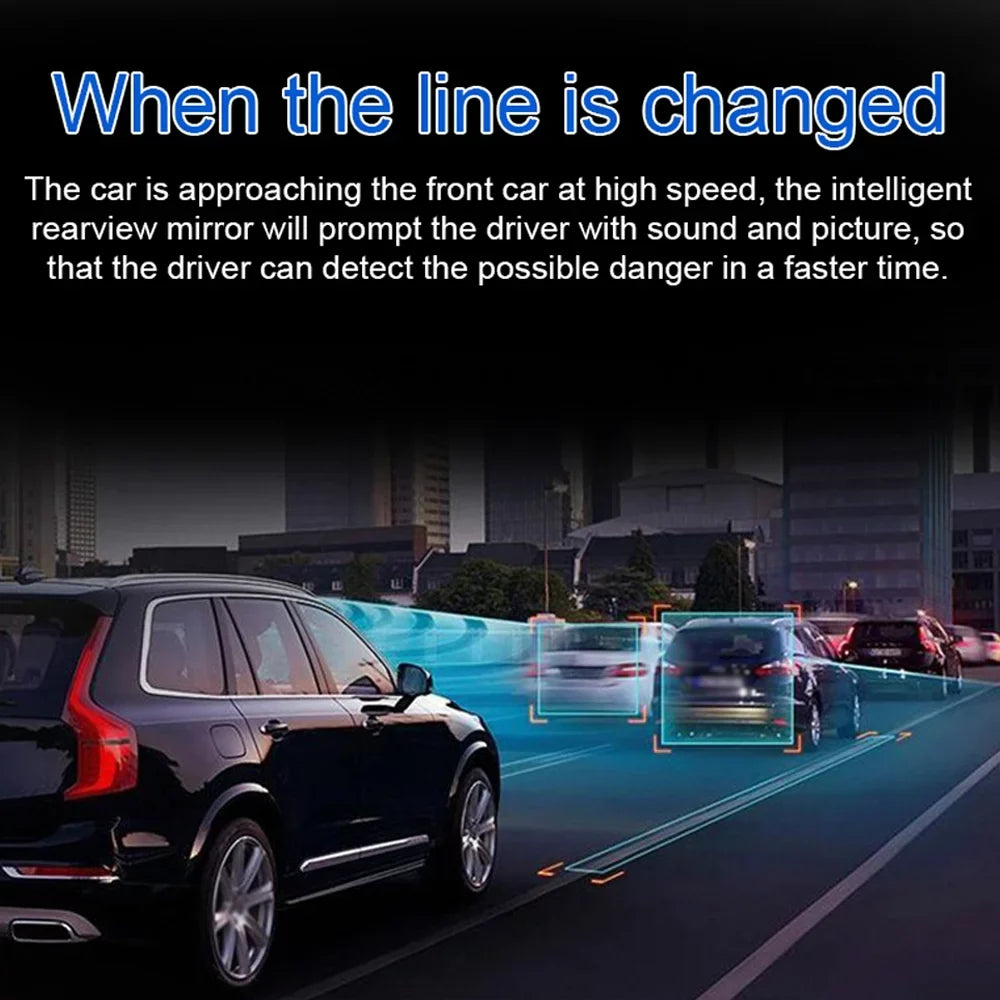 Angle Wide Dual Degree Video Recorder 170 Car Auto Recorder Night Viewing Cam Positioning Shinysix Dash Global DVR Camcorder Lens Car Multi-language 10.26in Camera Navigation Car System